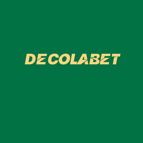 Logo da DECOLABET